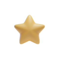 Icono Estrella 3D